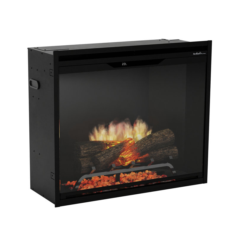 Foyer électrique encastré 30 po Dimplex Revillusion, H 26,6 po x l 31 po x P 12,1 po, Black