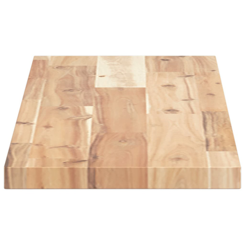 Alfie Solid Wood Table Top, 2cm H x 80cm W x 20cm D, Natural