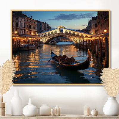 Italy Rialto Bridge Ponte II - Print on Canvas