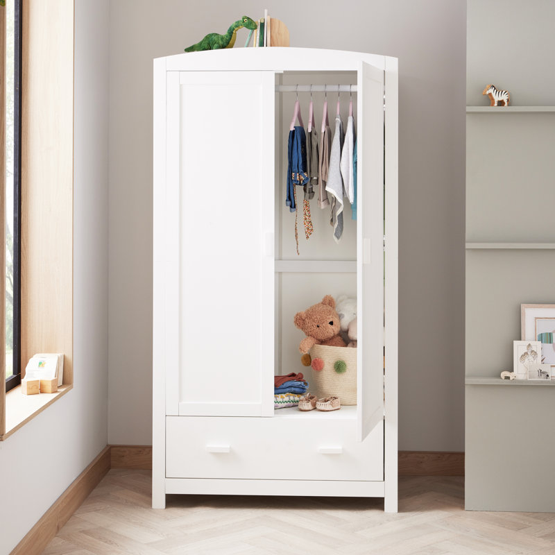 Universal 2 Door Wardrobe, White