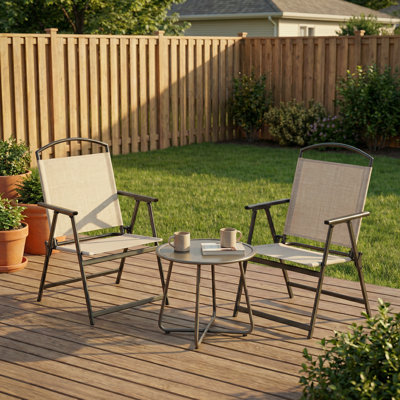 Chaise pliante en osier pour l'extérieur Solvane