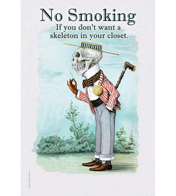 «No smoking», reproduction d'impression