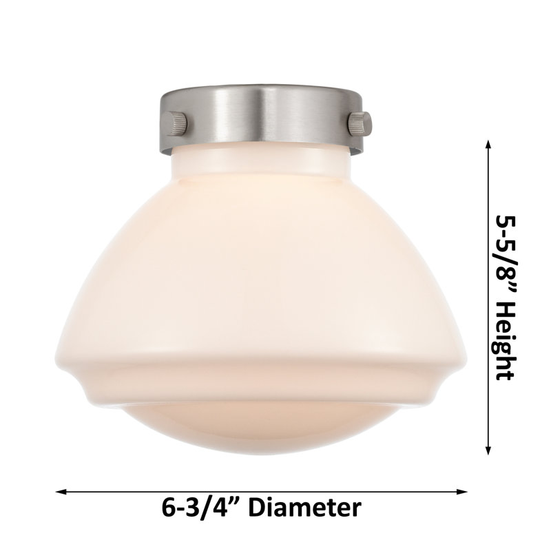 Gayle 2 - Light Dimmable Vanity Light, Polished Chrome, Matte White, 60 Watt Vintage Incandescent Bulb
