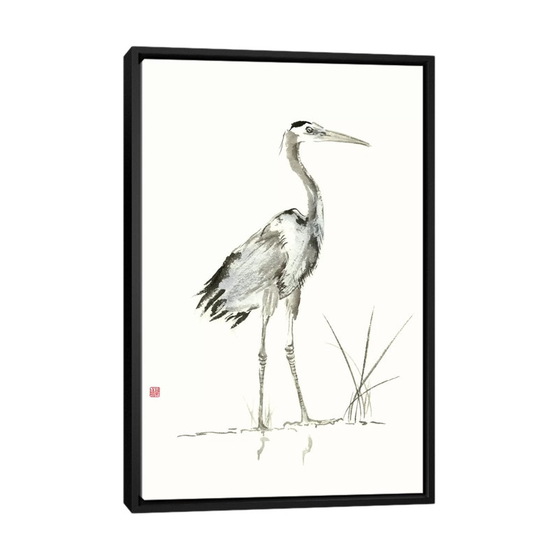 « soirée watch i », reproduction d’art sur toile, H 26 po x l 18 po x P 1,5 po, Toile avec cadre noir, Pas de tapis