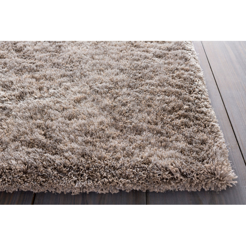 Grizzly Area Rug in Gray, Rectangle 8' x 10', Taupe