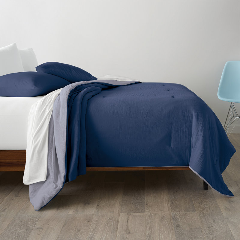 Édredon en duvet synthétique microfibre Home Collection Cozy Touch, Édredon simple + 2 taies décoratives