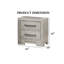 Mobilier de chambre à coucher de style campagne moderne 1pc