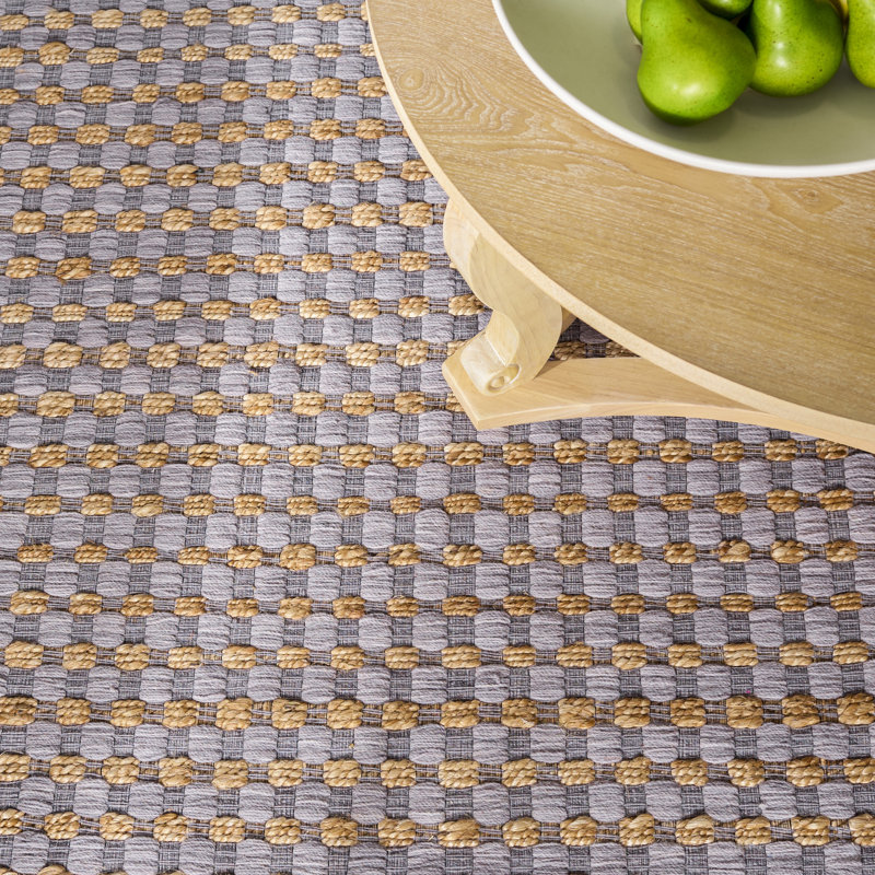 Martha Stewart 9529 Hand Tufted 40% Jute; 40% Wool; 20% Cotton Geometric Rug, Rectangle 8' x 10'