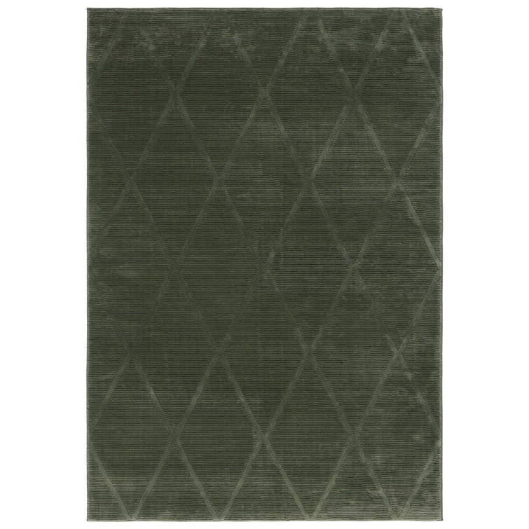 Revive Geometric Area Rug In Green