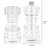 Cole & Mason London Acrylic Salt Shaker & Pepper Mill Set 5"