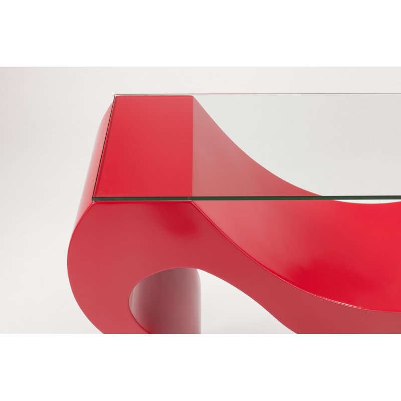48'' Glass Top Console Table