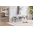 Modern Cowhide Pattern Upholstered Entryway Accent Bench-68825282