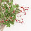 Arrangement floral de baies de 23 po de verdure artificielle avec de longues tiges pour le remplissage du vase