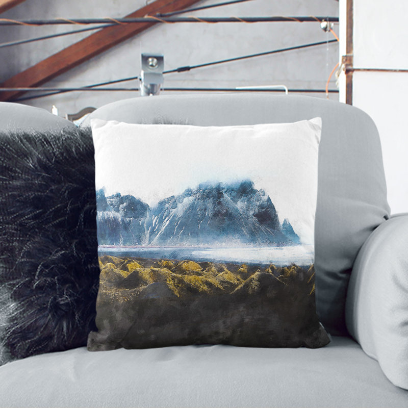 Square Cushion, 55cm H x 55cm W x 20cm D, White
