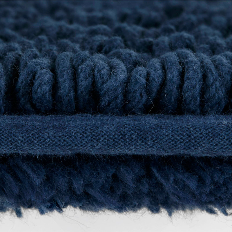 1 PCS 20X30" 100% Cotton Tufted 3000 GSM Reversible Bath Rug, Rectangle 1'8" x 2'6"