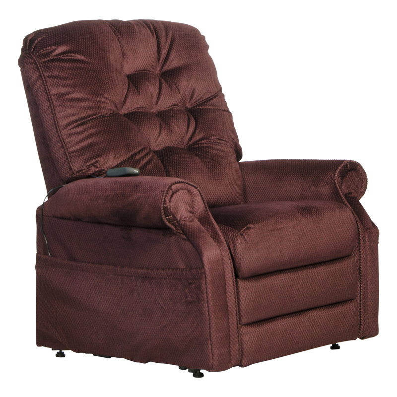 Fauteuil inclinable Patriot Power Lift Assist, 100% polyester rouge