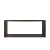 Thomas Console Table-Dark Anthracite Oak Veneer