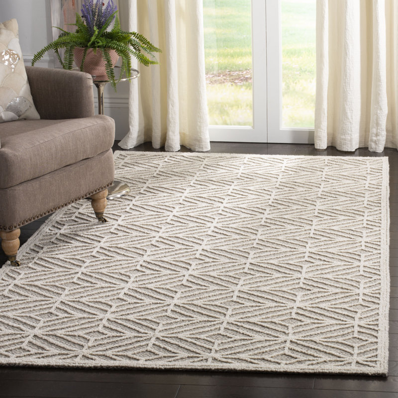Tapis en laine touffeté à la main Hamlin, Rectangle 3 pi x 5 pi