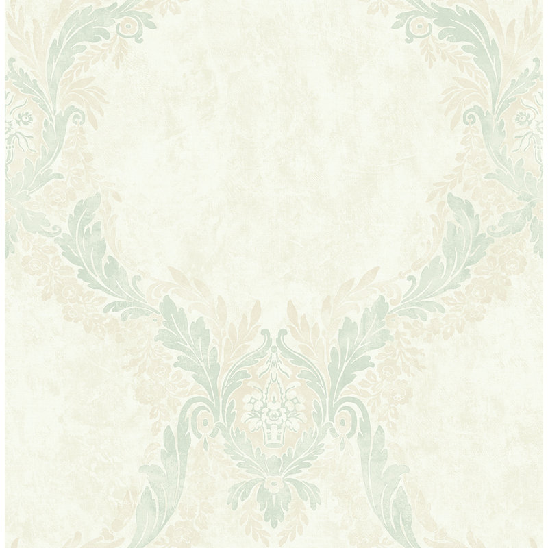 Rouleau de papier peint L 33 pi x l 20,5 po, Beige / verre de mer