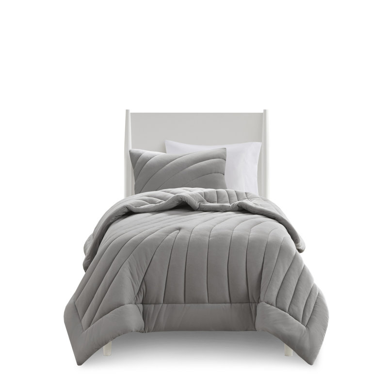 3 PCS Poly Jersey Puffy Comforter Set