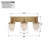 Modern 3-Light Armed Crystal Vanity Lighting