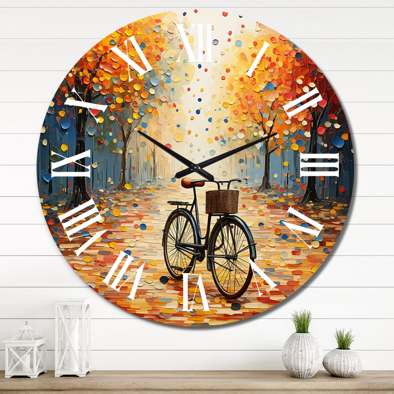 Horloge murale en métal, Très grand