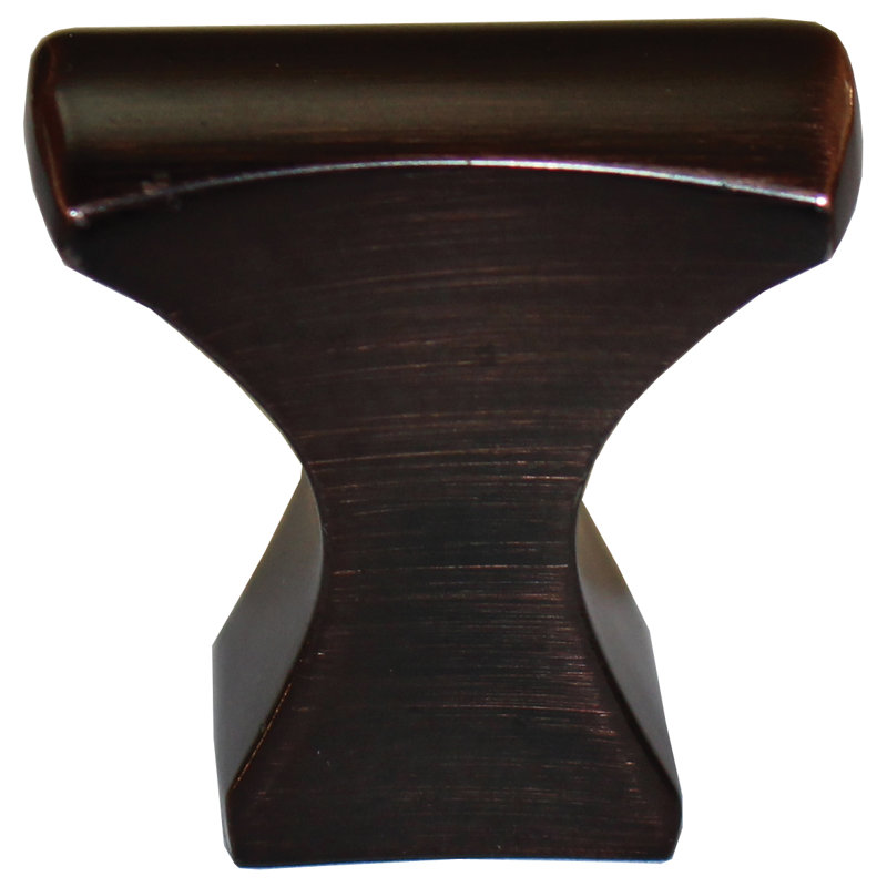Poignée rectangulaire Curtiss, Bronze vintage