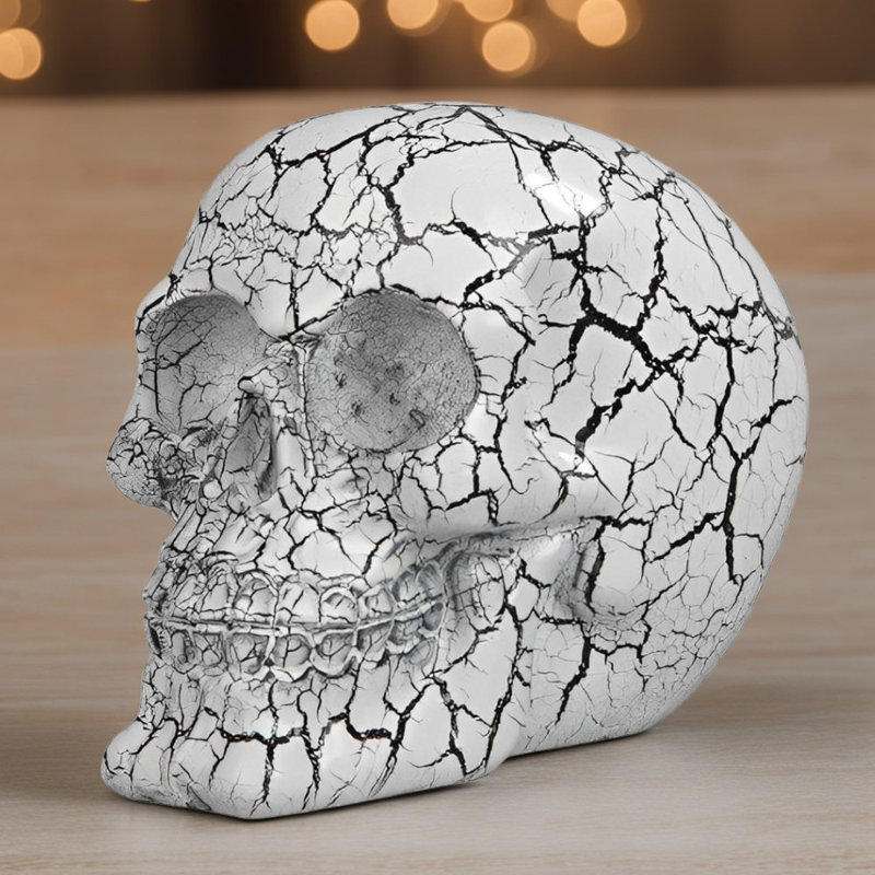 4.25"H Skull Figurine