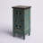 Jozwiak 30.75" Tall 1 - Door Accent Rustic Cabinet with Dual Storage Shelf, Distressed Blue