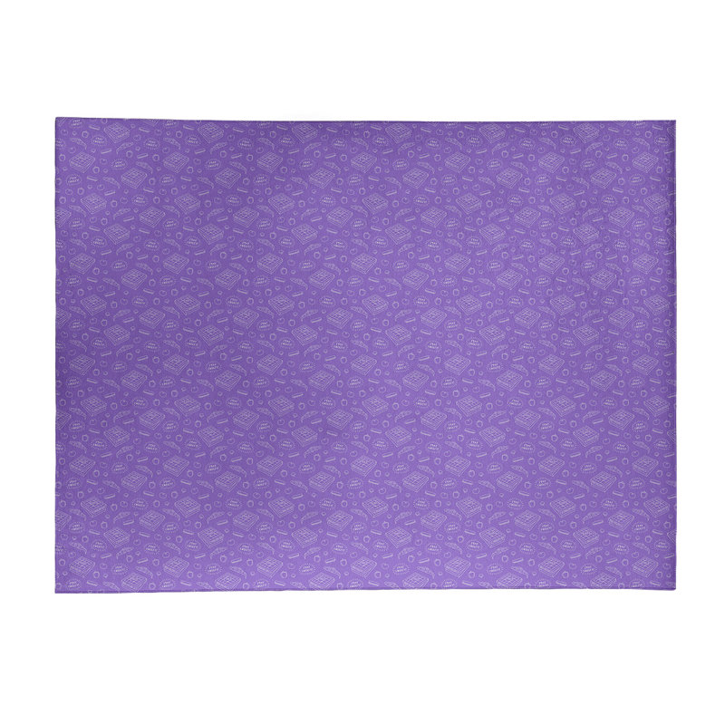 Tapis de zone mauve pizza, Rectangle 2 pi x 3 pi