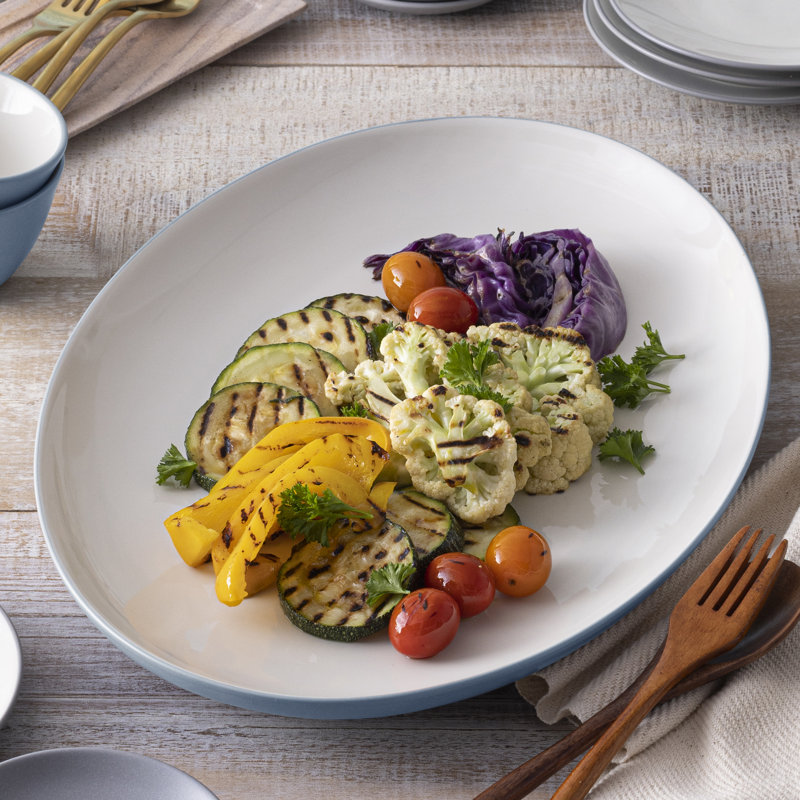 Plateau ovale Noritake Colorwave, Glace