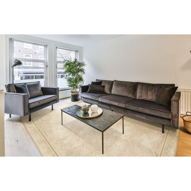 Jenny Geometric Area Rug, Rectangle 100 x 180cm