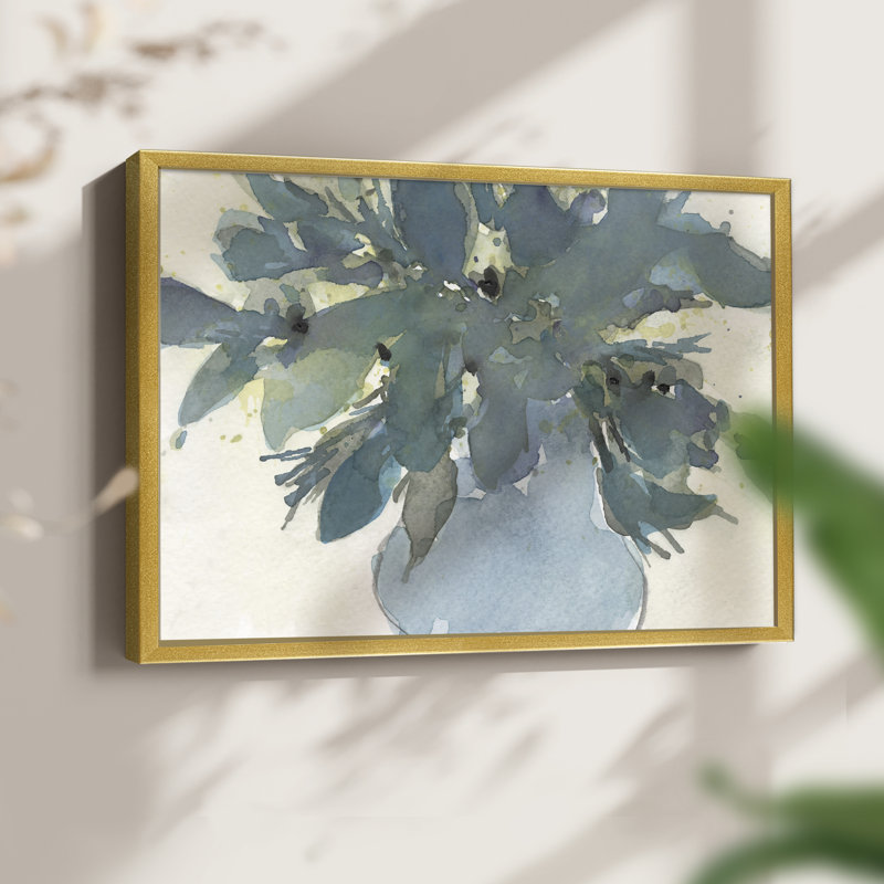 «Blue Vintage Charm I», reproduction encadrée, H 8 po x l 10 po