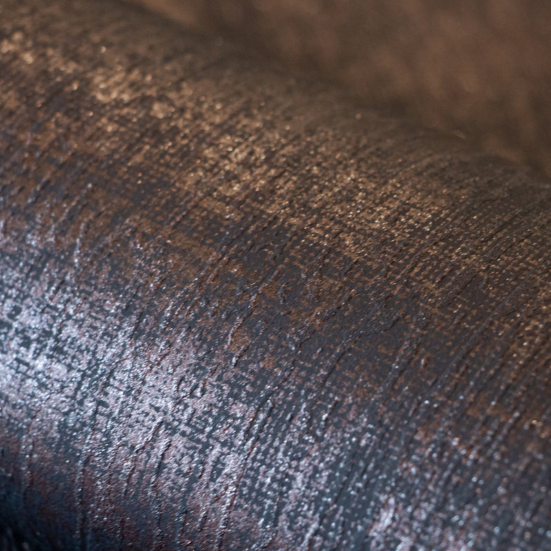 Universe Mercury Metallic Plain Texture Design Wallpaper Roll, Dark Blue