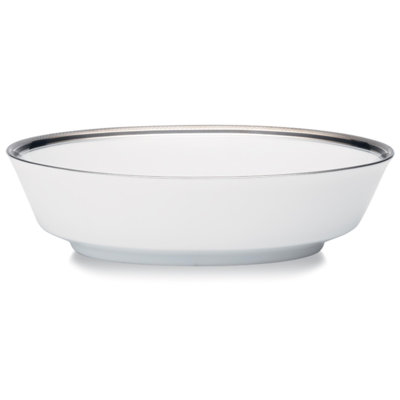 Noritake Austin Platinum Oval Serving Bowl, 9-3/4", 32 oz.