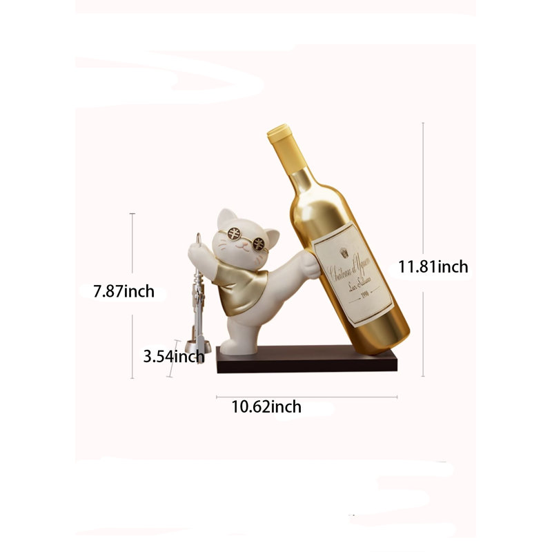 Kanedra Tabletop Wine Bottle Rack White