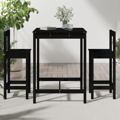 Lottye Square 2 - Person 82.5cm Long Bar Height Dining Set