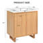 Ensemble de meuble-lavabo simple 29,5 po Reika-1347544152