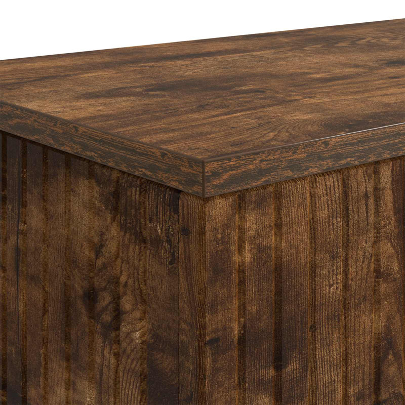 Console Table, Smoked Oak