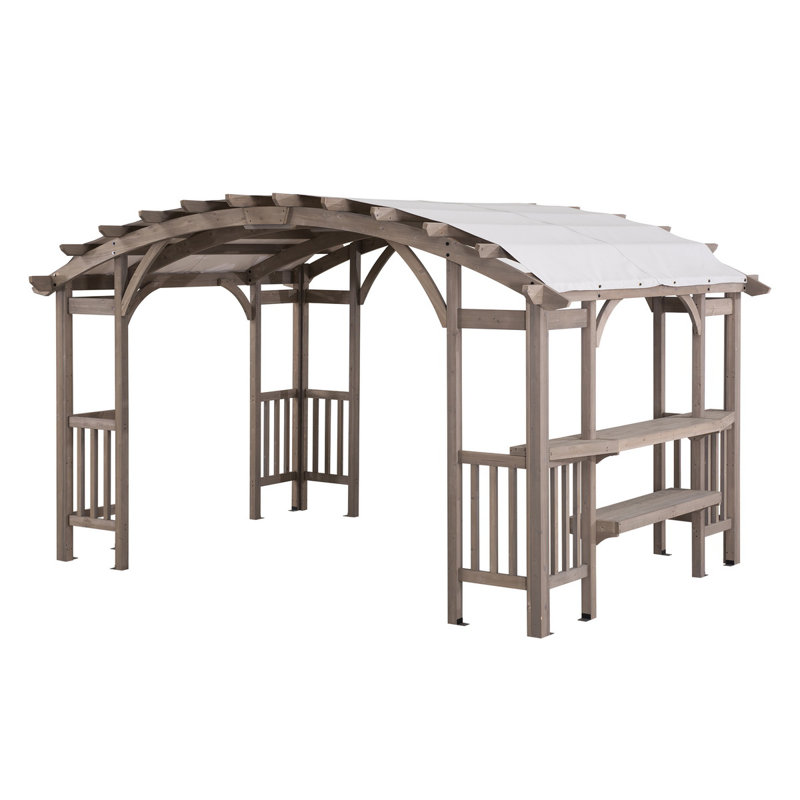 Muscatine 4.5m x 3m Wood Pergola