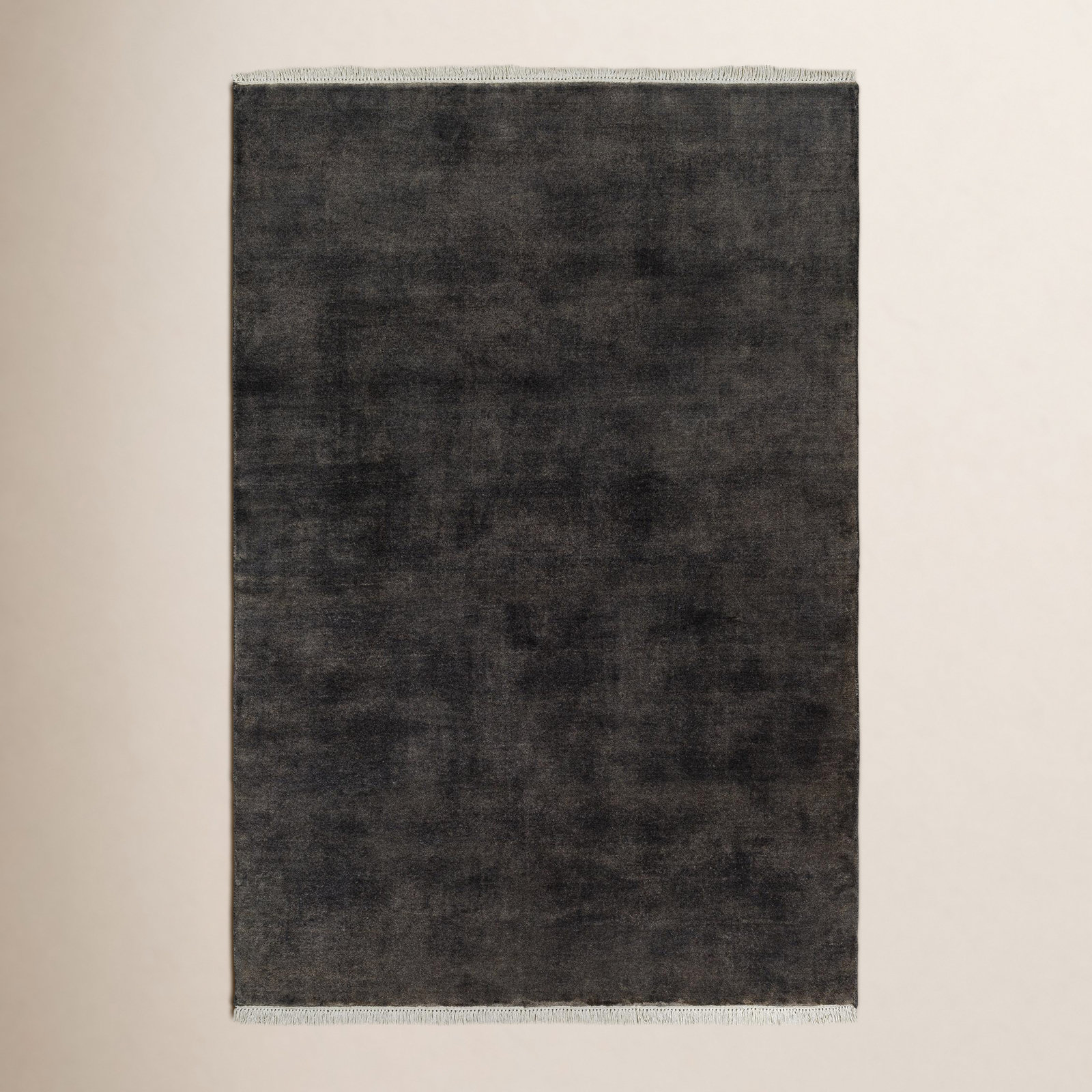Clio Hand-Loomed Onyx Wool Rug, Rectangle 4' x 6'