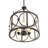 3 - Light Dimmable Drum Chandelier