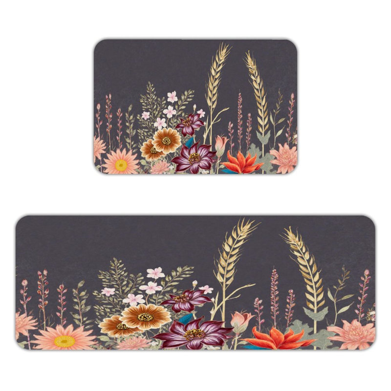 Ensemble de 2 tapis de cuisine Autumn Wildflower