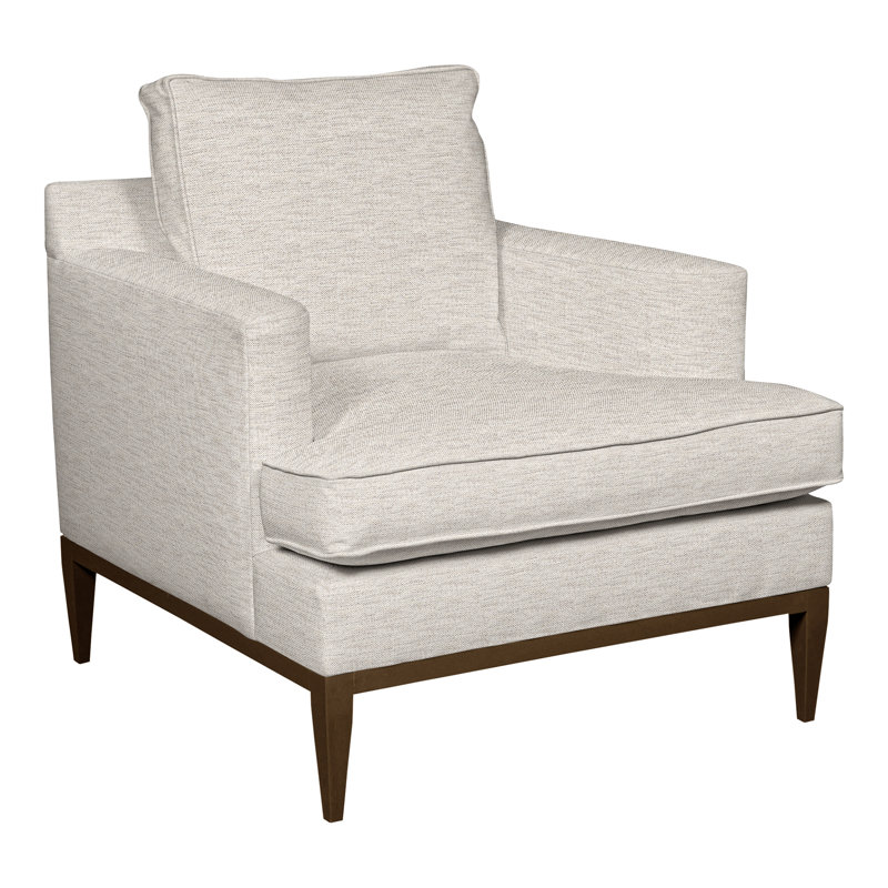 Camilla 34.5" Chair, Tuck Linen, Havana
