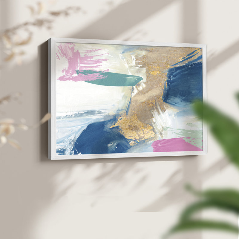 Bright Edge of Summer - Imprimé encadré - réversible, H 11 po x l 14 po, Blanc