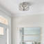 Plafonnier encastré en cristal 3 lumières Leanni-2035242683