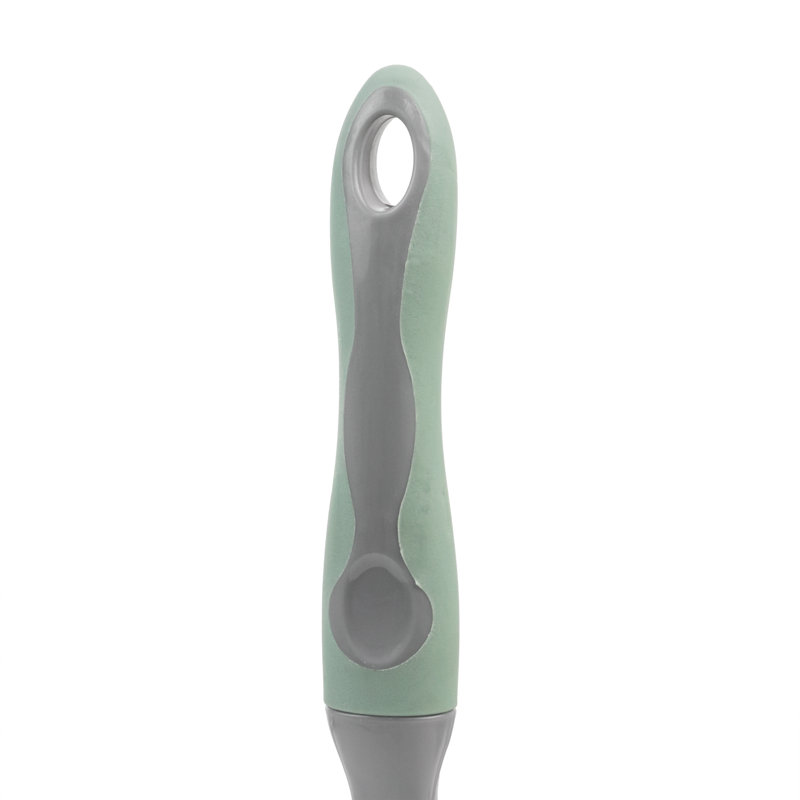 JVL Rubber Grip Dustpan and Brush Set, Grey
