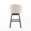 Ensemble de 2 chaises pivotantes avec tabouret de bar
