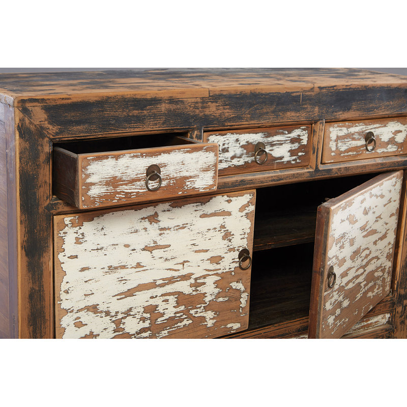Deray Solid Wood Sideboard