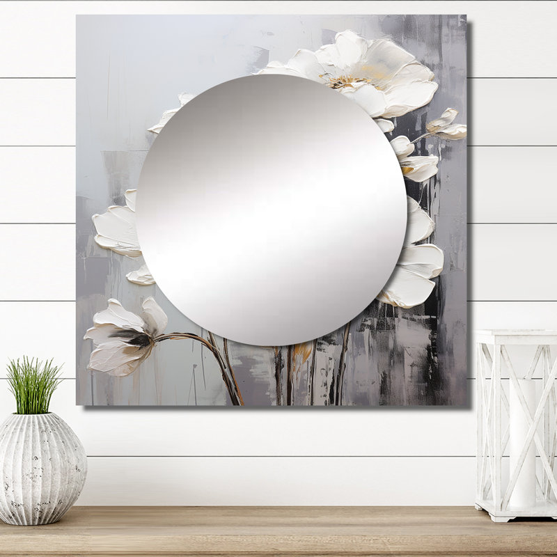 Ikhra - Grande décoration murale carrée Buttercups, 29 po x 29 po